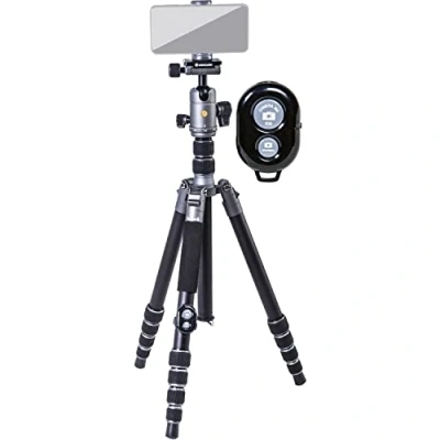 Afbeelding van Vanguard VEO 3GO 265HAB Aluminium Statief 3in1 Eénbeen Vlog Selfiestick Macro Bluetooth AB Balkop BH 120 Arca Swiss