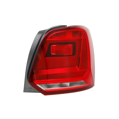 Afbeelding van TYC 11 12605 01 2 Achterlicht rechts Rood Zonder lamphouder VOLKSWAGEN: Polo V Hatchback