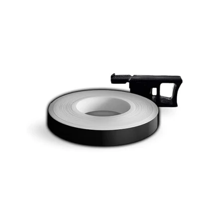 Afbeelding van 4R Quattroerre.it 10281 Wheel Stripes Recassant zwart 7 mm x 6 m met applicator