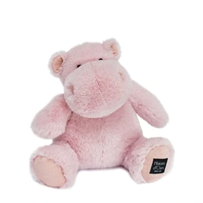 Afbeelding van Histoire d&#039;ours Hip&#039;pie pluche dier roze 25 cm nijlpaard HO3096