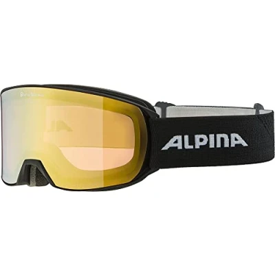 Afbeelding van Alpina Nakiska QV Skibril Zwart Categorie 3