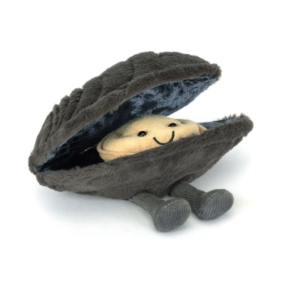 Afbeelding van Jellycat knuffel Mossel 17cm (Amuseables Michelle Mussel)