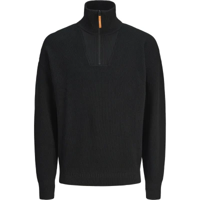 Afbeelding van JACK&amp;JONES JCOOUTDOOR KNIT HALF ZIP HIGH NECK SN Heren Trui Maat XXL