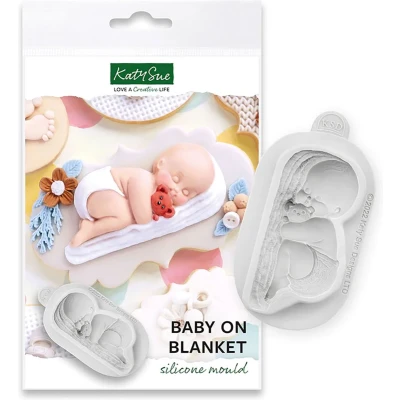 Afbeelding van Katy Sue Mold Baby op Deken