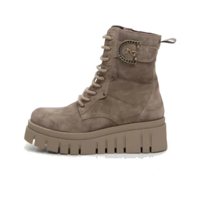 Afbeelding van Nerogiardini Cowboy/Bikerlaarsjes, Dames, Maat: 40, Talpa Veloursleer