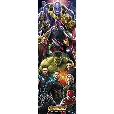 Afbeelding van [Merchandise] Hole in the Wall Marvel Avengers Deur Poster