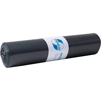 Afbeelding van Vuilniszak 37 micron, ft 70 x 110 cm, 120 liter, zwart, rol van 25 stuks 10