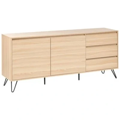 Afbeelding van Dressoir met 2 deuren CARDIGAN Lichtbruin