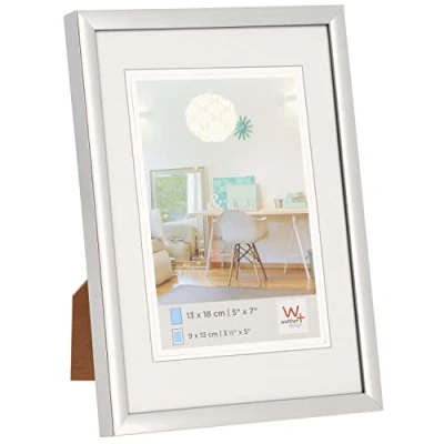 Afbeelding van walther+ design KV015S Wissellijst Papierformaat: 10 x 15 cm Zilver
