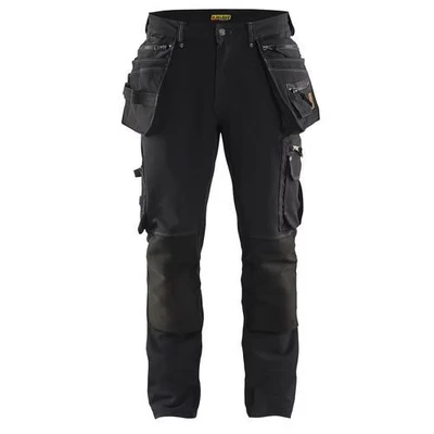 Image de Pantalon x1900 artisan stretch 4D noir