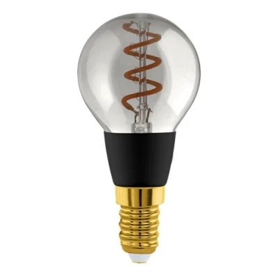 Afbeelding van EGLO connect.z Smart LED Lamp E14 10,5 cm Smoke/Rookglas 2000K Dimbaar Zigbee