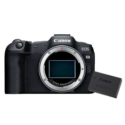 Afbeelding van Canon EOS R8 Body + LP E17 accu camerakit