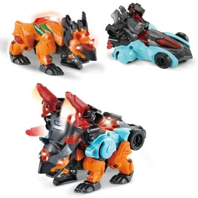 Image de Vtech Switch &amp; Go Dinos Combo Triceratops 2 en 1 pour enfants de 3 à 8 ans