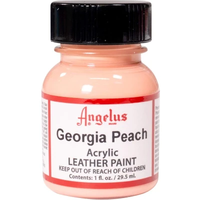 Afbeelding van Angelus Leather Acrylic Paint textielverf voor leren stoffen acrylbasis Georgia Peach 29,5ml