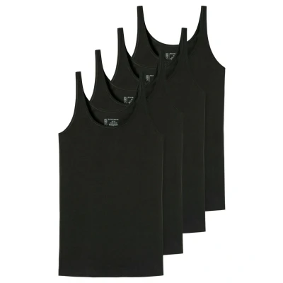 Afbeelding van Schiesser 4 PACK Hemd, Dames, Maat: 48, Schwarz