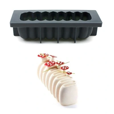 Afbeelding van Pavoni Siliconen Vorm Crème 250x84mm