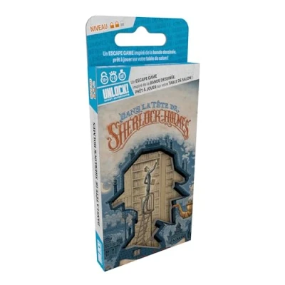 Image de Jeu d&#039;escape game Asmodee Unlock ! Short Adventures Dans la tête de Sherlock Holmes