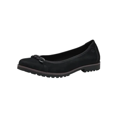 Afbeelding van Tamaris Dames ballerina 1 22125 42 001, maat: 37 EU, zwart.