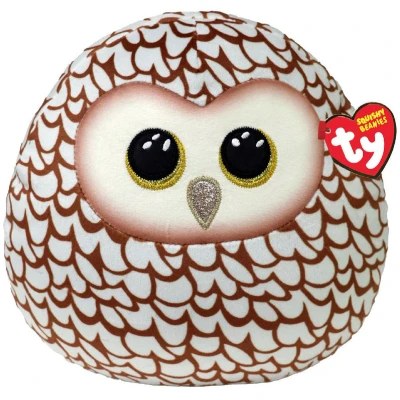 Afbeelding van TY Squish a Boo Knuffelkussen Uil Whoolie 31 cm