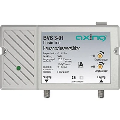 Afbeelding van Axing BVS 3 01 Kabeltelevisieversterker 30 dB