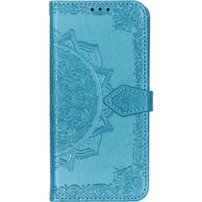 Afbeelding van Hoesje Met Pasjeshouder Geschikt voor Huawei P30 Lite Mandala Bookcase Blauw