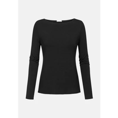 Afbeelding van mey Longsleeve Serie COZY Hemd, Dames, Maat: Large, Schwarz