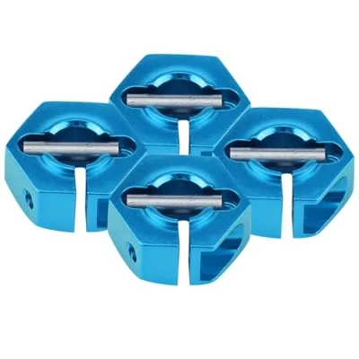Afbeelding van Dilwe 12 mm naafadapter zeskant wiel voor HSP Sakura 1/10 RC auto (blauw 6 mm)