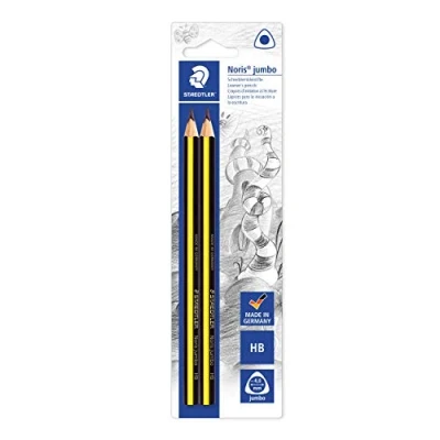 Afbeelding van Staedtler Noris Jumbo Leerpotloden, hardheid HB, 2 stuks