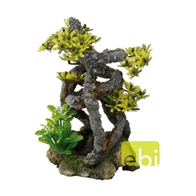 Afbeelding van Aqua Della Aquariumdecoratie Vissen Twist Bonsai 11x11x17,5cm 1st