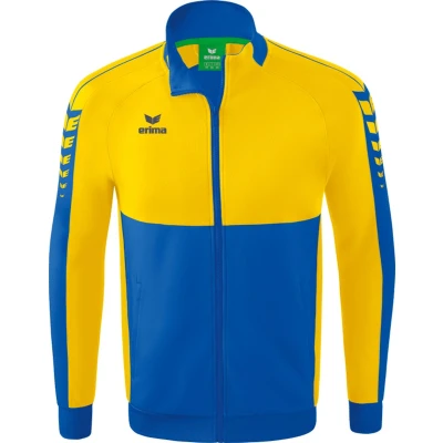 Afbeelding van Erima Six Wings worker jack new royal/geel