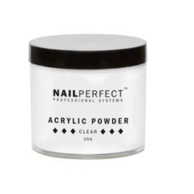 Afbeelding van Nail Perfect Basic Acrylic Powder Clear 25 gr