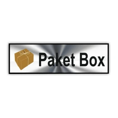 Afbeelding van Markeringsticker voor pakketdoos (RP37) (17 cm x 5 cm, zilver)
