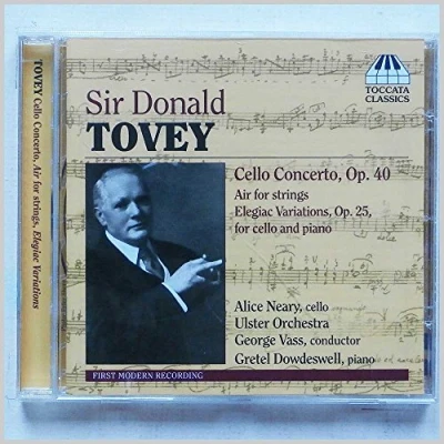 Afbeelding van Alice Neary, Gretel Dowdeswell, Ulster Orchestra, George Vass Tovey:Cello Concerto (CD)