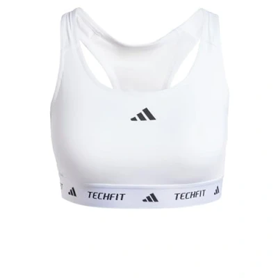 Afbeelding van adidas Performance Powerreact Techfit Sportbh met medium support, Dames, Maat: XLxA B, White