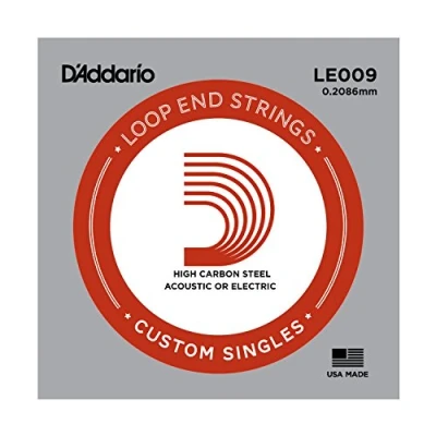 Image de Corde au détail Banjo D&#039;addario à Boucle Acier Plein 009 LE009