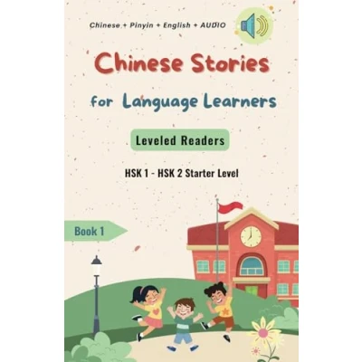 Afbeelding van Chinese Leveled Readers Stories for Language Learners Starter Level 12 Short Elementary with Characters, Pinyin, English Translation and Vocabulary List Reader / Graded