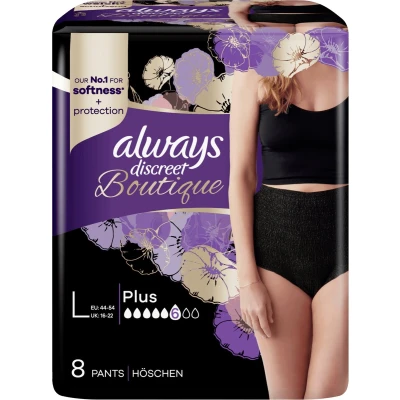Afbeelding van Always boutique¸ broek zwart l, pak van 8