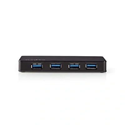 Afbeelding van USB hub 3.0 met externe voeding Nedis (4 poorts)