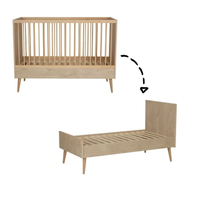 Afbeelding van Quax Doorgroeibed Cocoon 70x140 Natural Oak