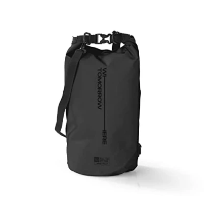Afbeelding van #DoYourOutdoor waterdichte tas, rugzak, 2 l, 5 10 20 30 stijlen en vele kleuren, ideaal voor boottochten, kajakken, vissen kamperen, zwart., Verticaal