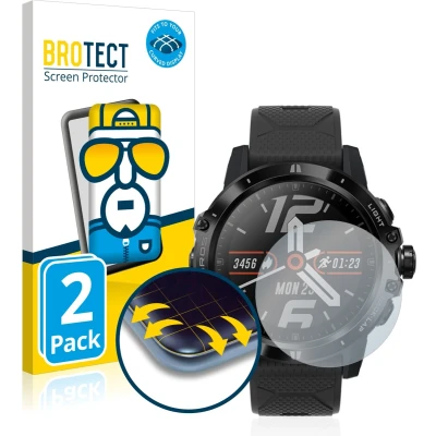 Afbeelding van BROTECT Screenprotector voor Coros Vertix Folie Beschermfolie transparant volledig dekking (2 Stuks)