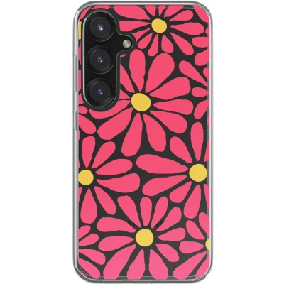Afbeelding van imoshion hoesje Geschikt voor Samsung Galaxy S25 Design Dusty Rose Flowers Connect