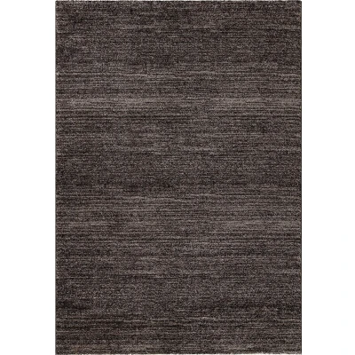 Afbeelding van Loft Modern Effen Bruin vloerkleed Laagpolig Rechthoek Polypropyleen 80x200 cm