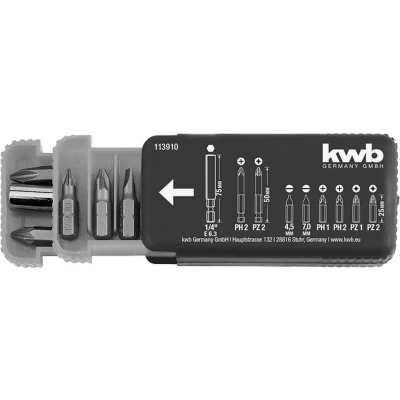 Afbeelding van KWB Bitdispenser (9 delig)