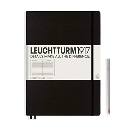 Afbeelding van Leuchtturm1917 Notitieboek XL Master Classic Gelinieerd Zwart