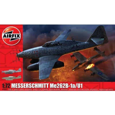 Afbeelding van Airfix Messerschmitt Me262 b1a (Af04062) modelbouwsets, hobbybouwspeelgoed voor kinderen, modelverf en accessoires