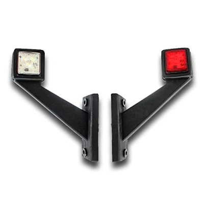 Afbeelding van Set van 2 dubbelzijdige led sjabloonlampen voor vrachtwagen, aanhanger, pickup, bestelwagen, tractor, wagon, chassis, caravan, camper