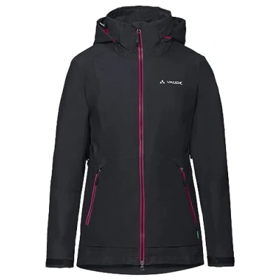 Afbeelding van Vaude Elope 3 In 1 Regenjack Met Volledige Rits Zwart 38 Vrouw