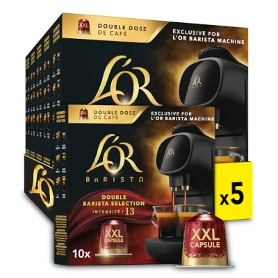 Afbeelding van L&#039;OR Barista XXL Double Selection Koffiecups Intensiteit 13/13 5 x 10 capsules