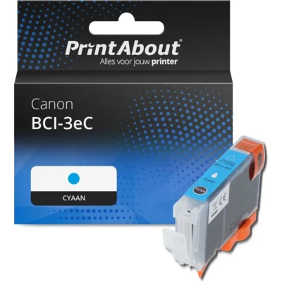 Afbeelding van Huismerk Canon BCI 3eC Inktcartridge Cyaan